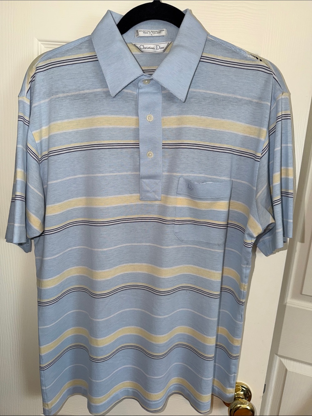 Vintage Christian Dior Men’s Short Sleeve Polo Shirt
Size Large